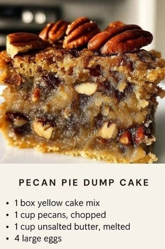 Pecan Pie Dump Cake