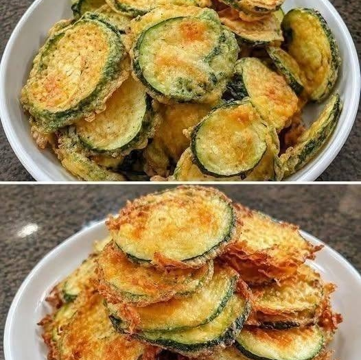 Crispy Parmesan Zucchini Chips