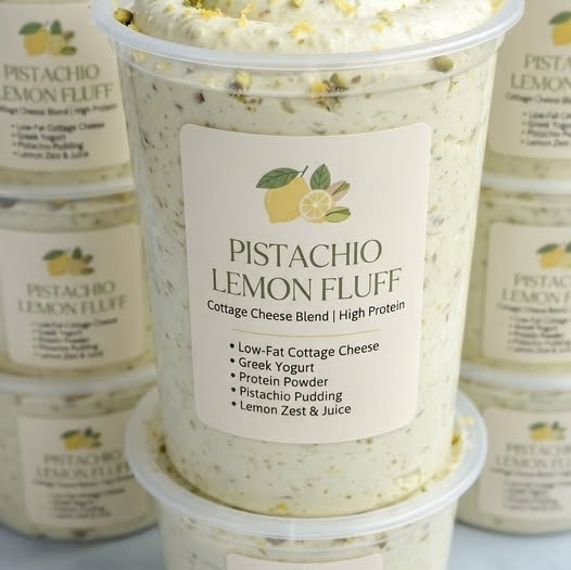 Pistachio Lemon Fluff – High-Protein No-Bake Dessert