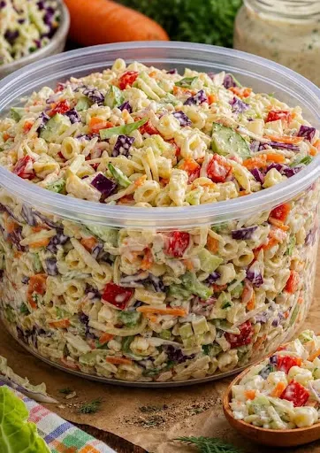 Creamy Bacon Pea Salad