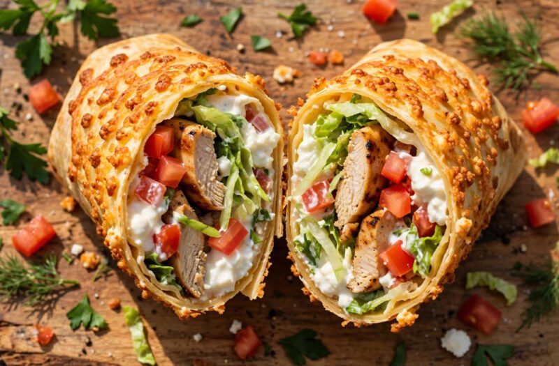 Cottage Cheese Tortilla Wrap