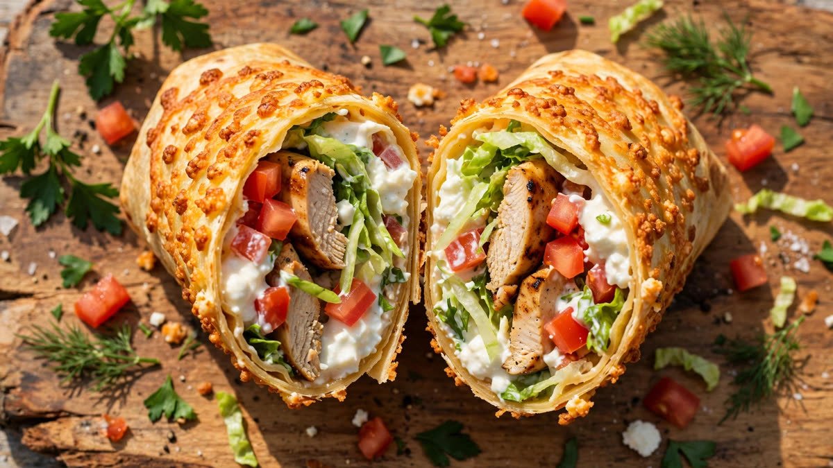Cottage Cheese Tortilla Wrap
