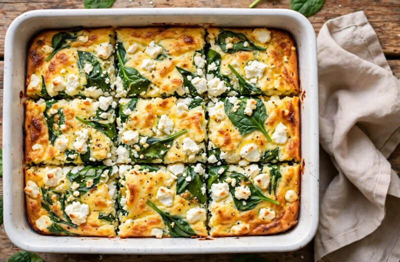 Spinach & Feta Egg Bake
