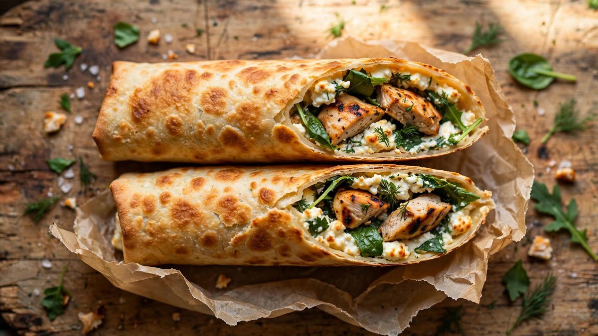 2-Ingredient Cottage Cheese Flatbread (35g protein!)