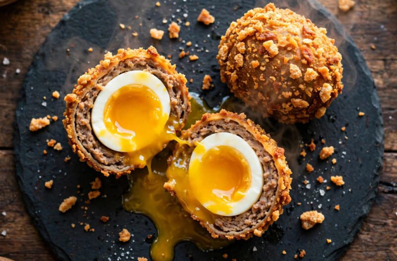 Carnivore Keto Scotch Eggs (Zero-Carb, Crispy, Runny Yolk)