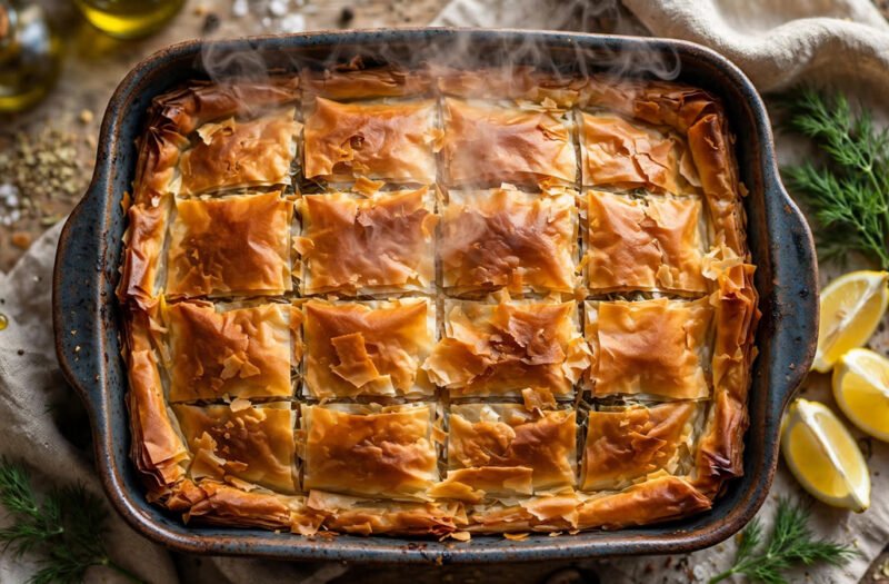 Crispy Golden Spanakopita