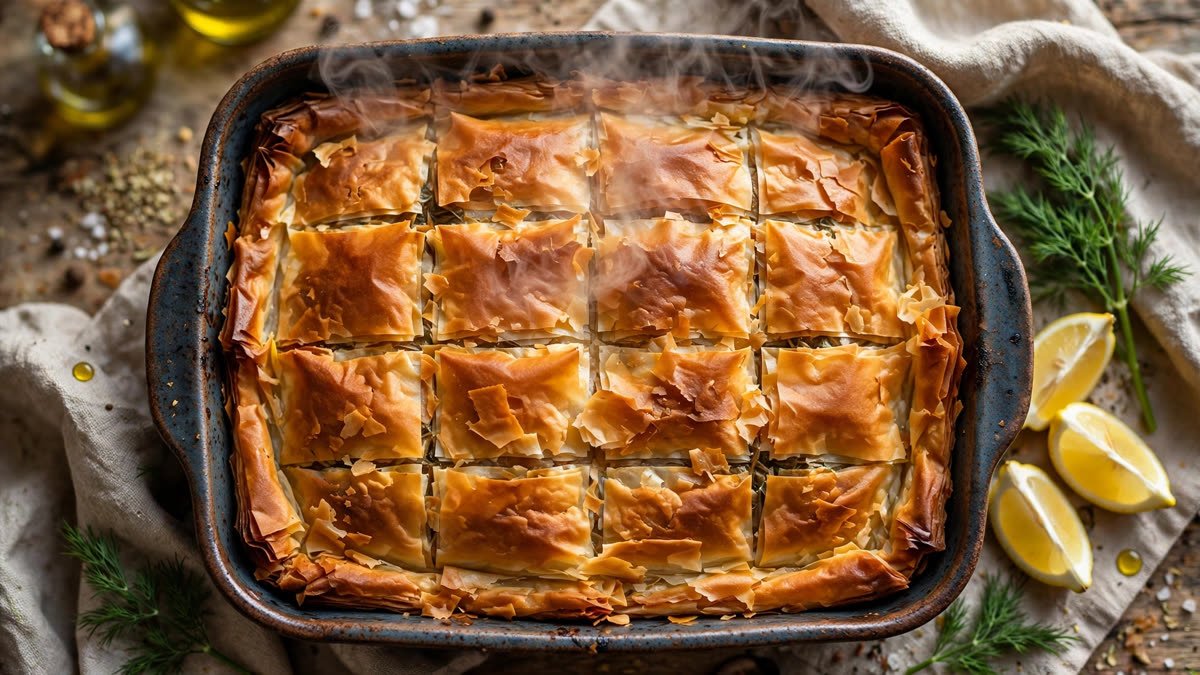 Crispy Golden Spanakopita