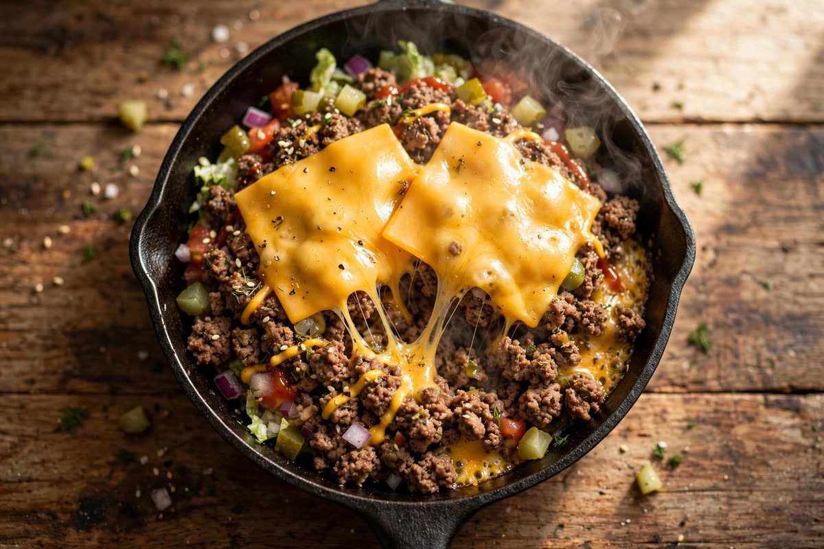Cheeseburger Bowl (10-min VIRAL)